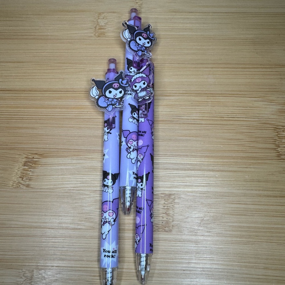 Kuromi Pens new set of 3